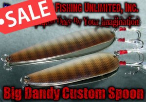 TALON FISHING/Big Dandy Custom Lake Fork Spoon 【90mm/120mm】