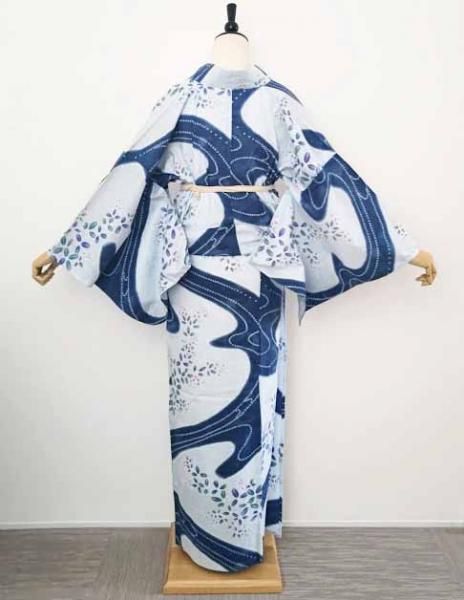 【Sea】綿紅梅 蜘蛛絞り 浴衣 リサイクル浴衣 Sea様専用】綿紅梅 蜘蛛絞り 浴衣 リサイクル浴衣（ゆかた - 雅