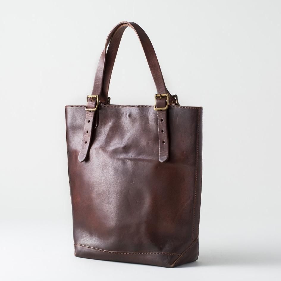 アイボリー×レッド 【新品】vasco × Lightning Leather Lover Tote