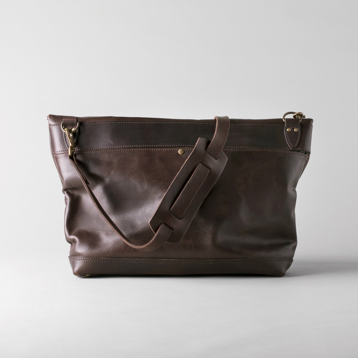LEATHER NELSON 2WAY BAG - ANCHOR MILLS STORE