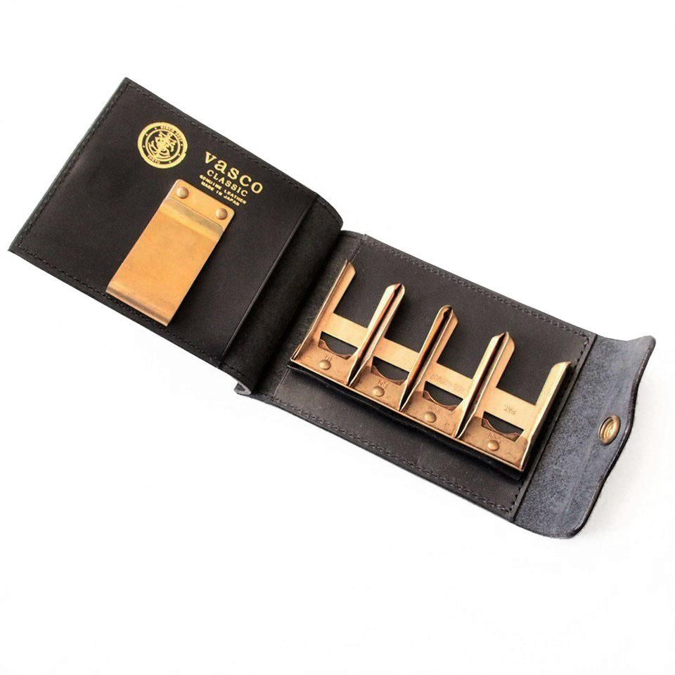 LEATHER NAVAL MONEY CLIP - ANCHOR MILLS STORE