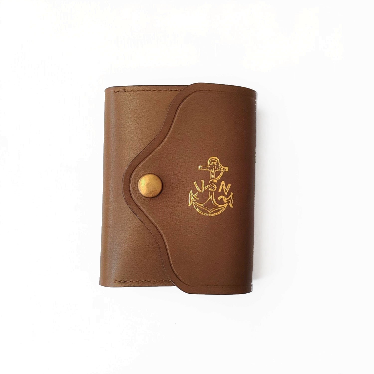 LEATHER NAVAL POCKET WALLET - ANCHOR MILLS STORE