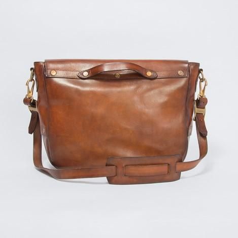 LEATHER POSTMAN SHOULDER BAG -LARGE(PLANE)【vasco OLDOIL