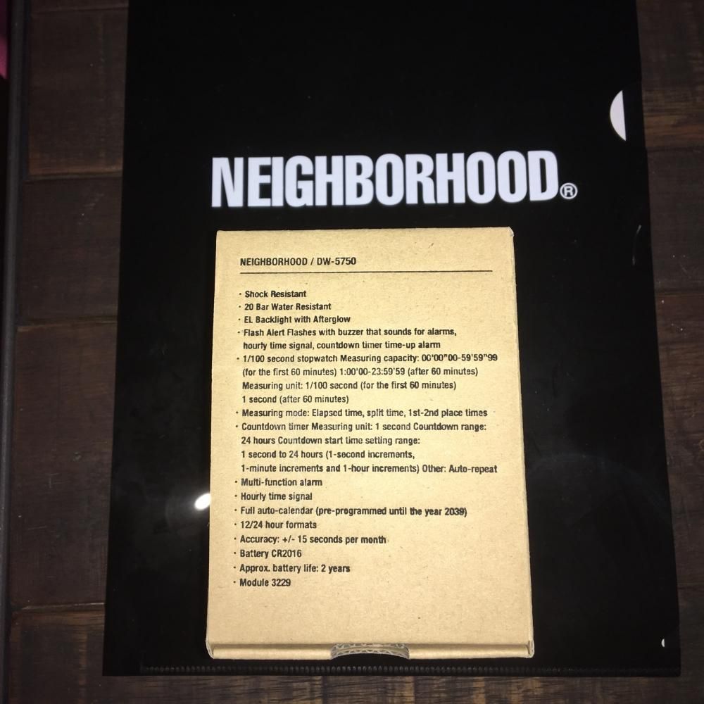 NEIGHBORHOOB G-SHOCK