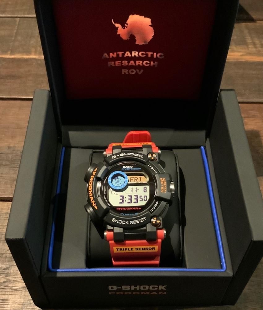 G-SHOCK FROGMAN 南極調査モデルGWF-D1000ARR-1JR