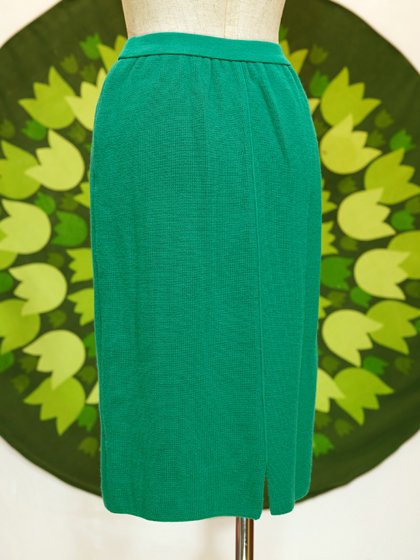 緑色のニットタイトスカート - メトロポリタン オンライン（レトロ ...
