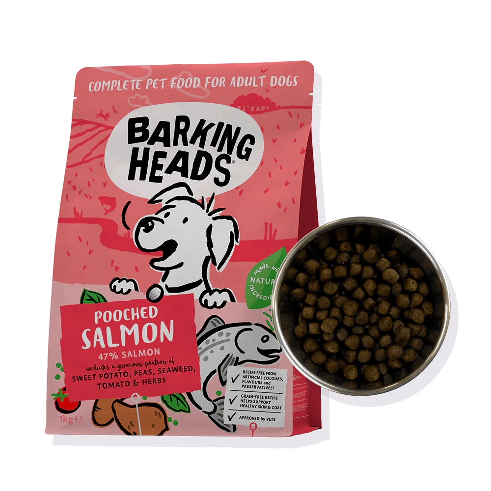 リニューアル バーキングヘッズ グレインフリー プーチド サーモン 全犬種成犬用 サイズ 2kg 2kg x 3 12kg ご選択ください 犬のおやつ 無添加ドッグフードの通販 Treats Factory リニューアル バーキングヘッズ グレインフリー プーチド サーモン 全犬種成犬用 サイズ 2kg 2kg x 3 12kg ご選択ください 犬のおやつ 無添加ドッグフードの通販 Treats Factory