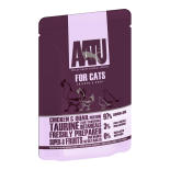 AATU（アートゥー）97/3 ウェット チキン＆ウズラ キャットフード 85ｇ 成猫用