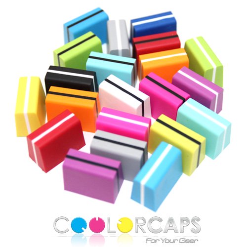 Coolorcaps - Colored Faders ハードプラスティック フェーダー ノブ
