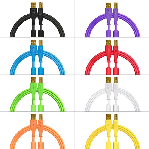 DJ TechTools / Chroma Cables : Audio Optimized USB-A to USB-B ケーブル