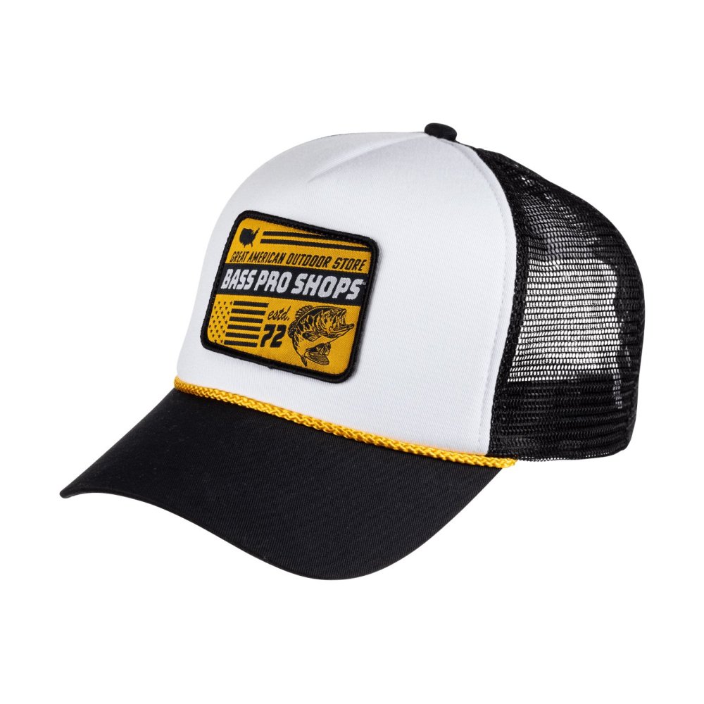 Bass Pro Shops Structured 5-Panel Mesh-Back Cap