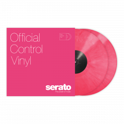 12" Serato Control Vinyl Pink Pair