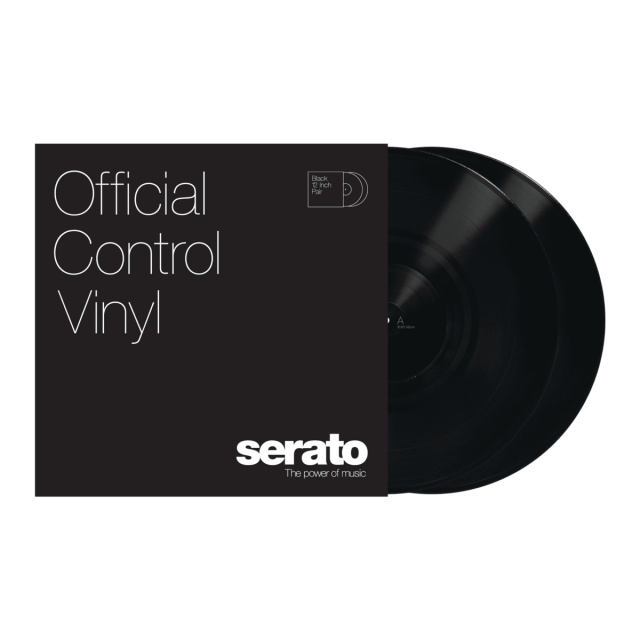 12 Serato Control Vinyl [Black] 2枚組 セラート コントロール バイナル