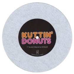 stokyo / Dr. Suzuki Slipmats Kuttin’ Donuts 7” [White] 1枚入 7インチ スリップマット