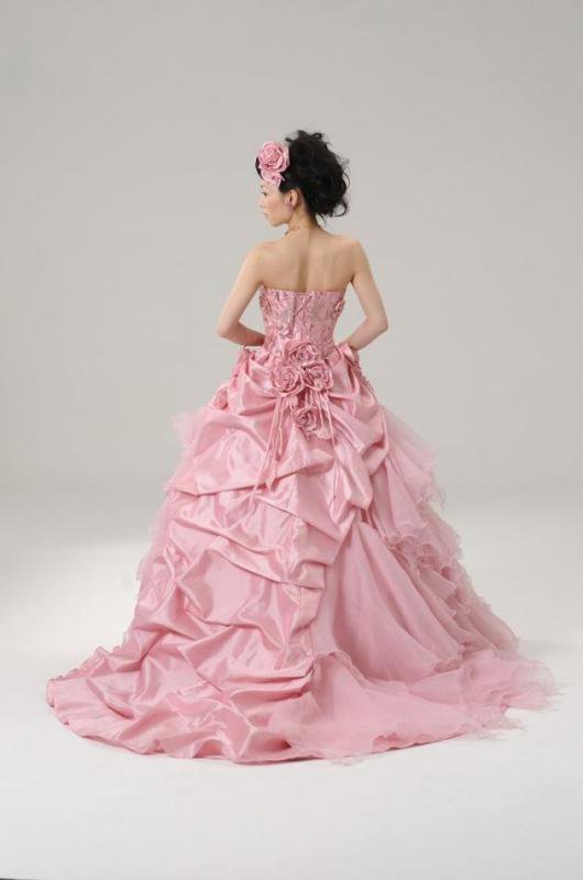 カラードレス/ピンク - オリジナルウェディングドレス・レンタル衣装 アトリエ ルーチェ