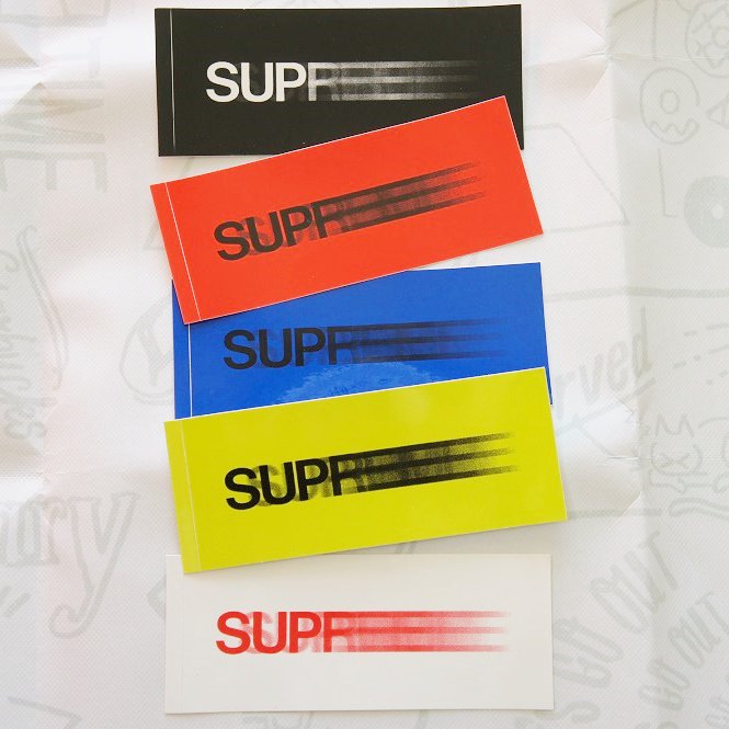 Supreme MOTION Logo Sticker - Supreme 通販 Online Shop A-1 RECORD