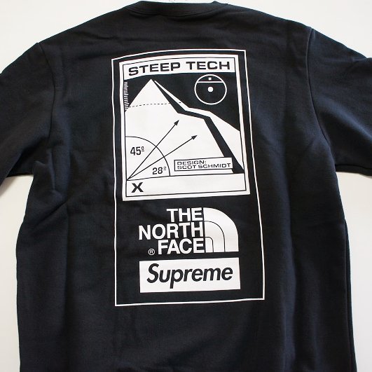 Tシャツ/カットソー(半袖/袖なし)Supreme The North Face Steep Tech Tシャツ S