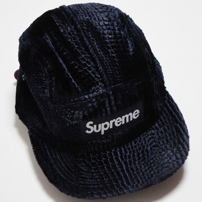 Supreme Box Logo Croc Embossed Velvet Camp Cap - Supreme 通販