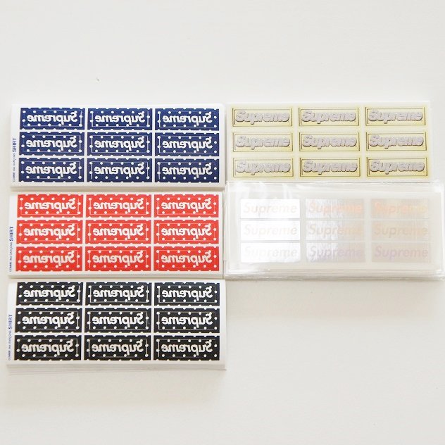 Supreme mini clearance box logo sticker