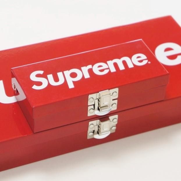 店舗良い metal supreme 2017ss storage 大小セット box 小物 - www