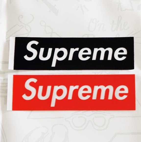 Supreme Flocking Box Logo Sticker