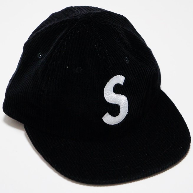 帽子supreme S Logo 6-Panel black