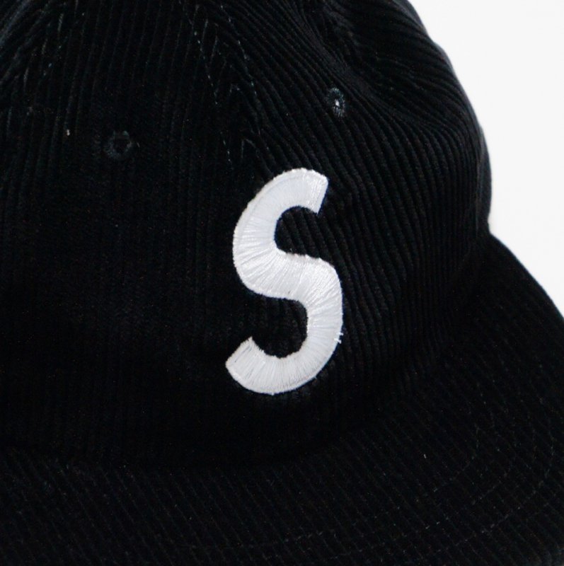 Supreme Corduroy S Logo 6-Panel 黒 23秋冬 - www.buyfromhill.com