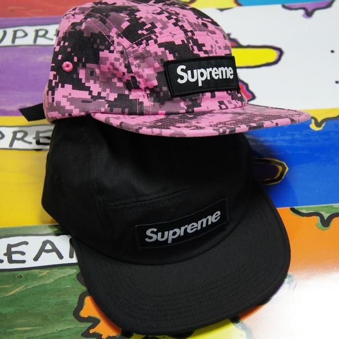 Supreme NYCO Twill Camp Cap ブラック 17aw Supreme NYCO Twill Camp Cap Black - FW17 - US