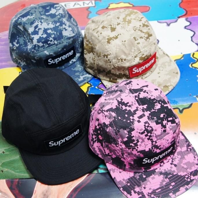 Supreme NYCO Twill Camp Cap ブラック 17aw Supreme NYCO Twill Camp Cap Black - FW17 - US