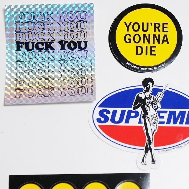 人気完売品　HYSTERIC GLAMOUR ボックスロゴ Supreme HYSTERIC GLAMOUR Sticker - Supreme 通販 Online Shop