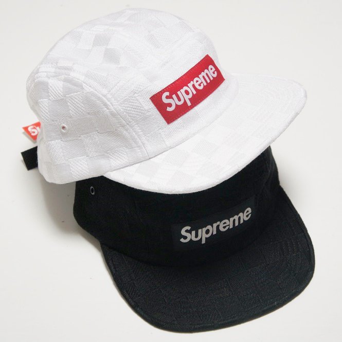 Supreme Checker Weave Camp Cap<img class='new_mark_img2' src='https://img.shop-pro.jp/img/new/icons47.gif' style='border:none;display:inline;margin:0px;padding:0px;width:auto;' />