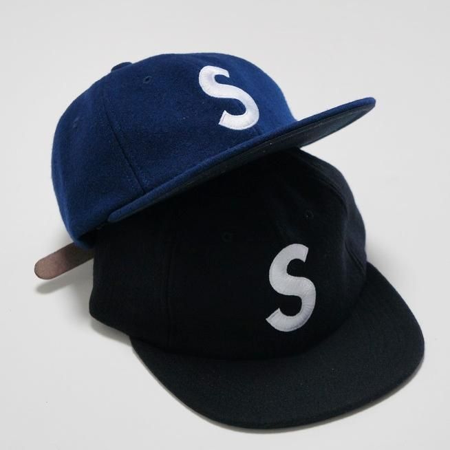 Supreme Wool S Logo 6 Panel 黒-色