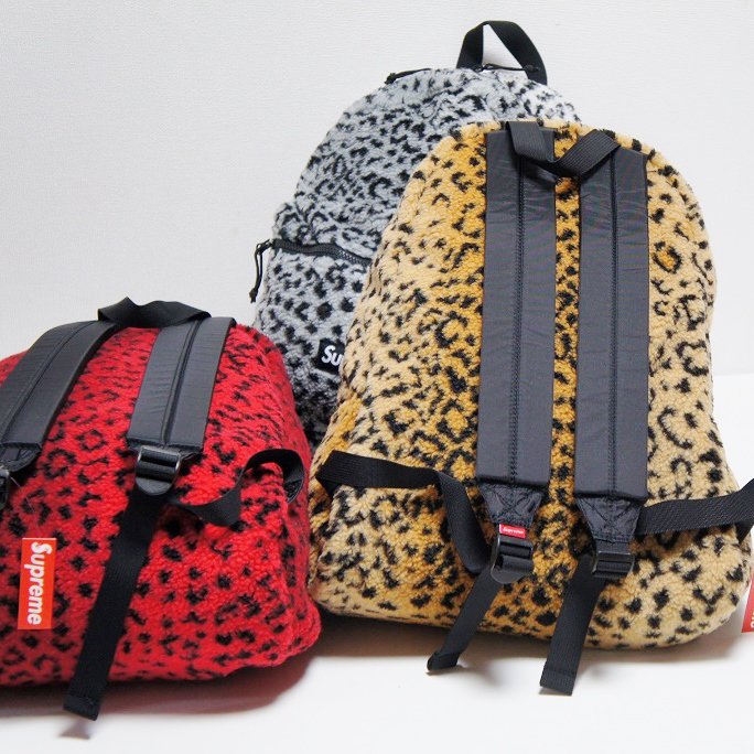 Supreme Leopard Fleece Backpack - Supreme 通販 Online Shop A-1 RECORD