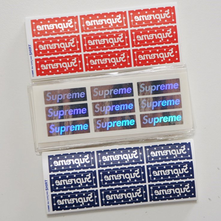 正規品 supreme box logo ステッカー 8枚セット