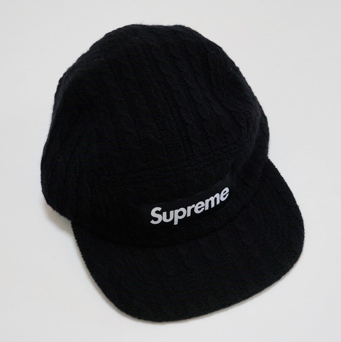 Supreme Corduroy Camp Cap Black 黒 - 帽子