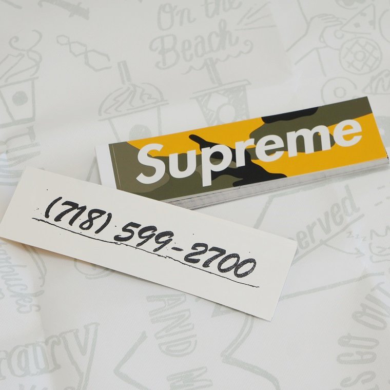 Supreme brooklyn shop box logo sticker