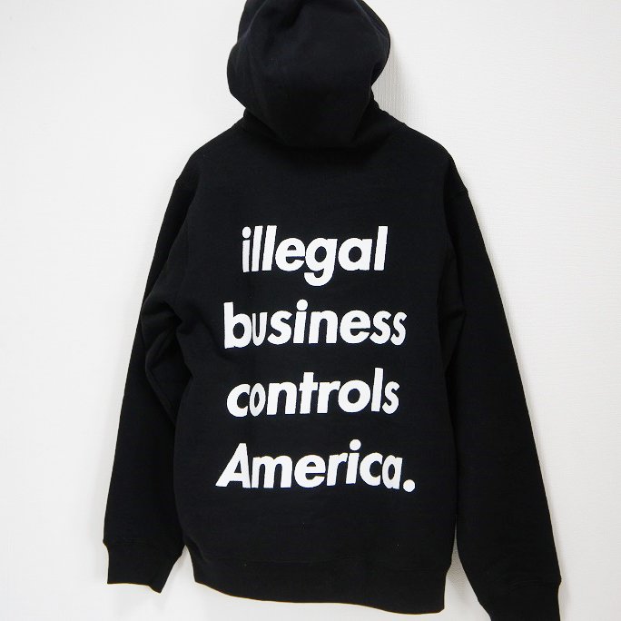 トップス18ss Supreme Illegal Business Hooded
