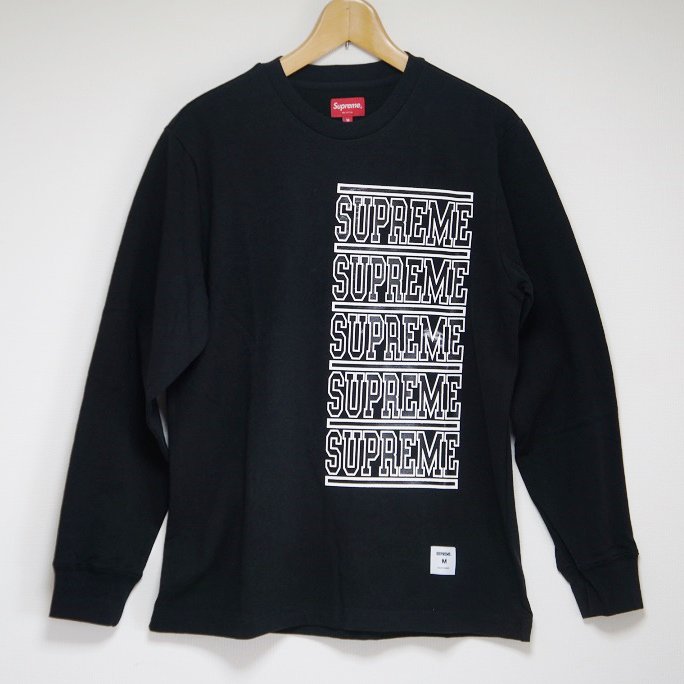 【Mサイズ送料込】  supreme Stacked L/S Top グレー