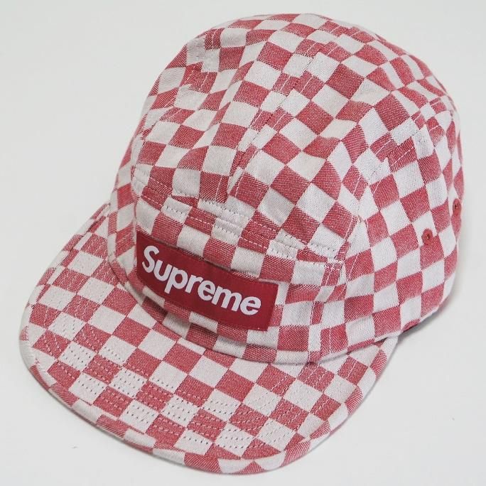 Supreme Gingham Camp Cap 赤 Supreme Gingham Camp Cap red 赤 シュプリーム - メルカリ