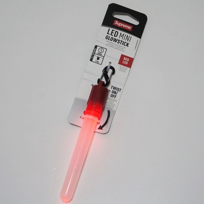 Supreme night lite keychain on sale red