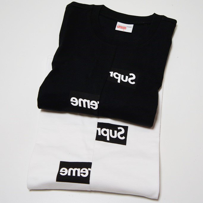 Supreme COMME des GARCONS SHIRT Split Box Logo Tee - Supreme 通販