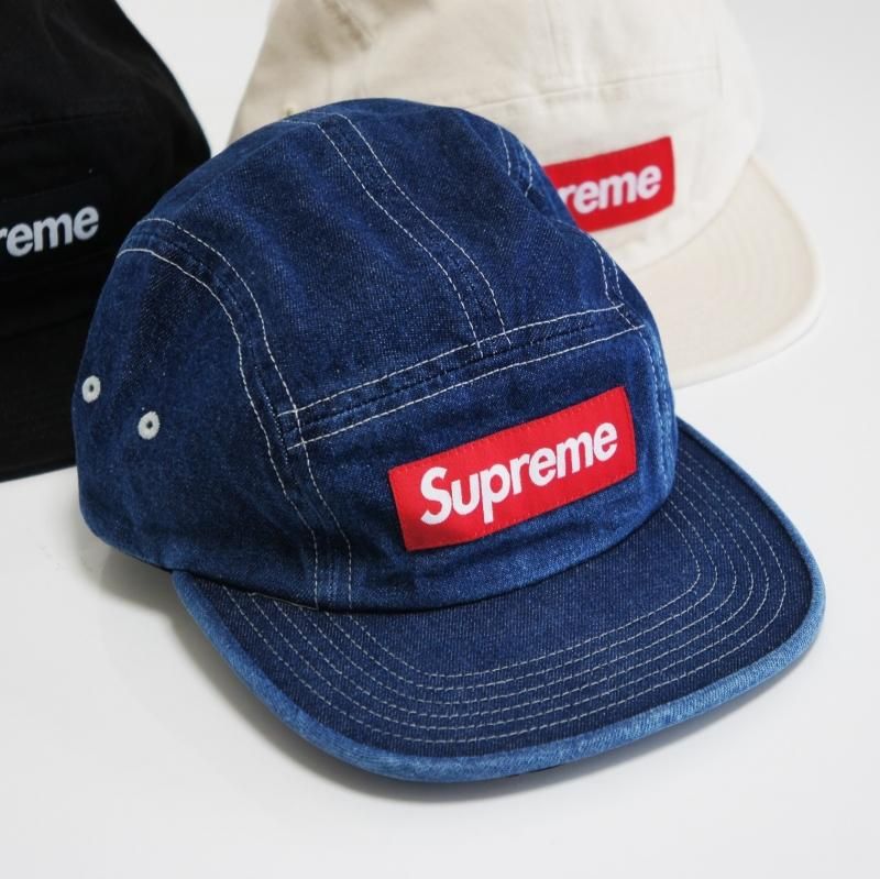Supreme デニム キャンプキャップ Washed Chino Twill Washed Chino Twill Camp Cap | Supreme 21fw