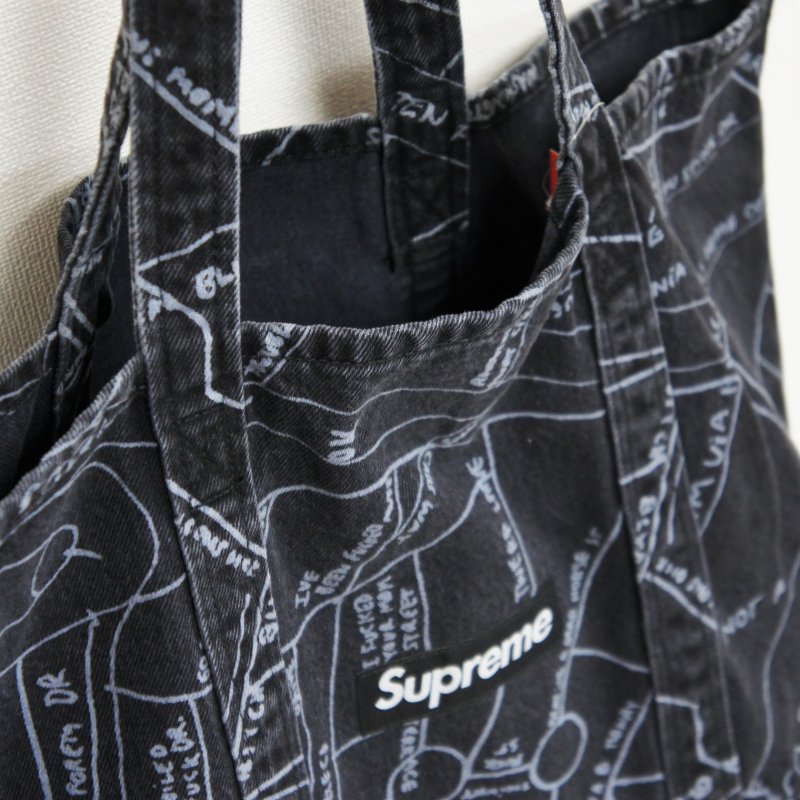 Supreme Gonz Map Denim Tote - Supreme 通販 Online Shop A-1 RECORD