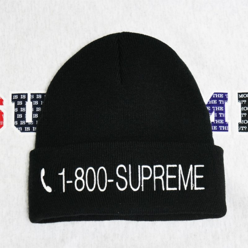 Supreme 1-800 Beanie - Supreme 通販 Online Shop A-1 RECORD