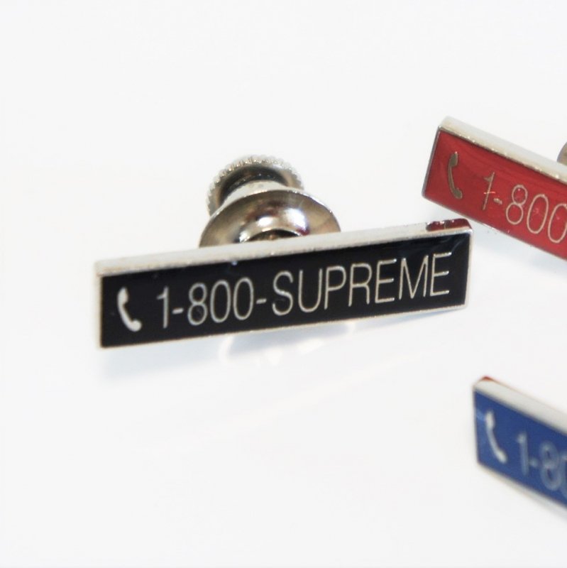 Supreme 1-800 Pin - Supreme 通販 Online Shop A-1 RECORD