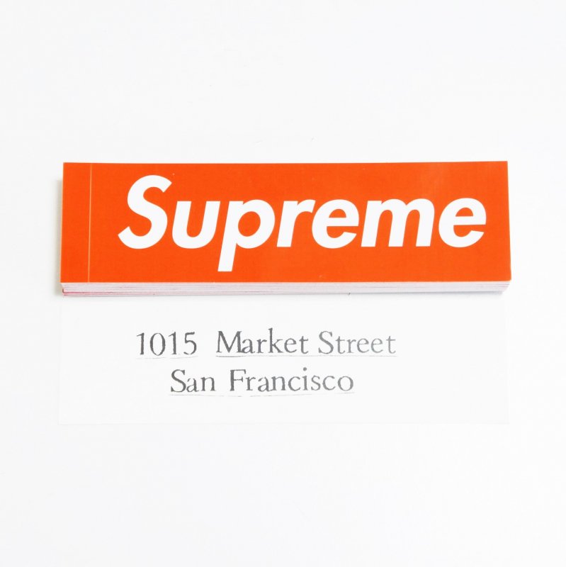 Supreme San Francisco Box Logo Sticker - Supreme 通販 Online Shop A-1 RECORD