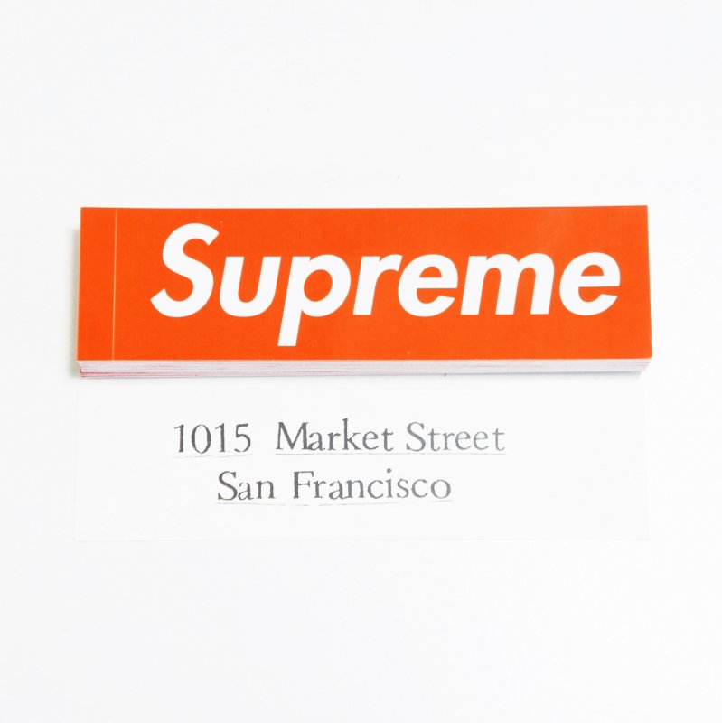 Supreme ボックスロゴステッカー 正規品 1枚 Boxlogo その他