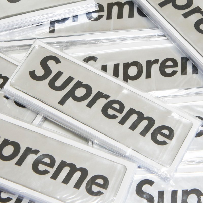 Supreme Raised Plastic Box Logo Sticker - Supreme 通販 Online Shop 