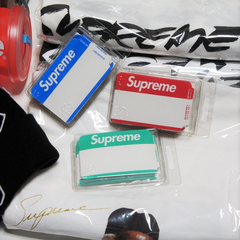 Supreme Name Badge Sticker - Supreme 通販 Online Shop A-1 RECORD