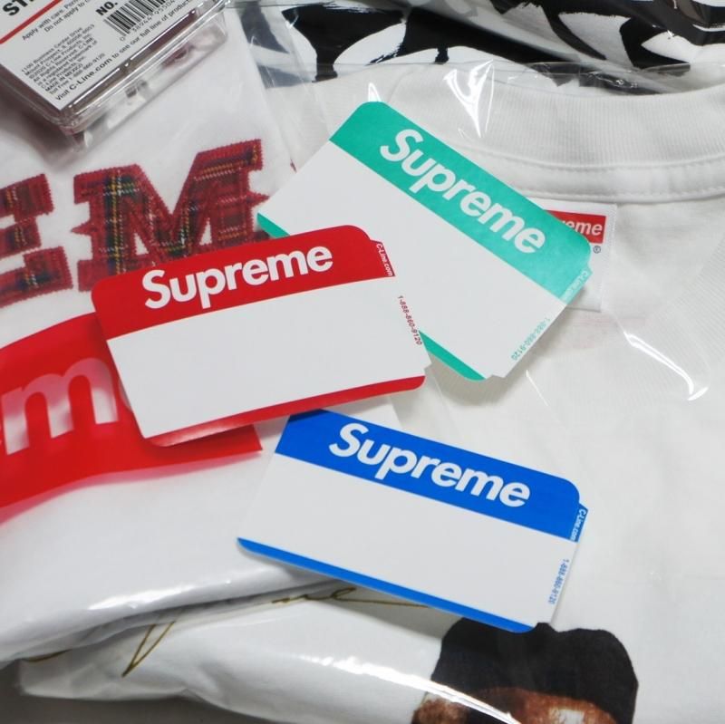 Supreme Name Badge Sticker<img class='new_mark_img2' src='https://img.shop-pro.jp/img/new/icons15.gif' style='border:none;display:inline;margin:0px;padding:0px;width:auto;' />